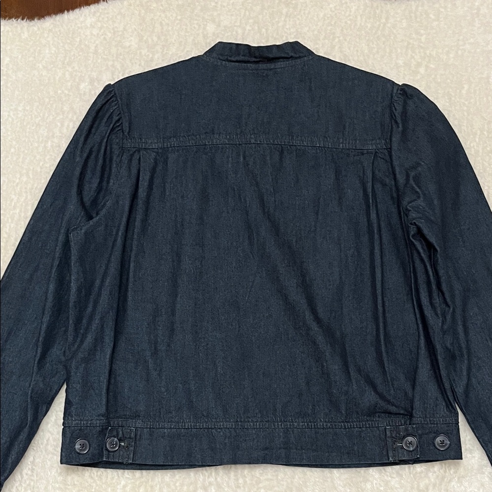 Lucky Brand True Indigo Bomber Denim Bomber Jacket - Picture 11 of 14
